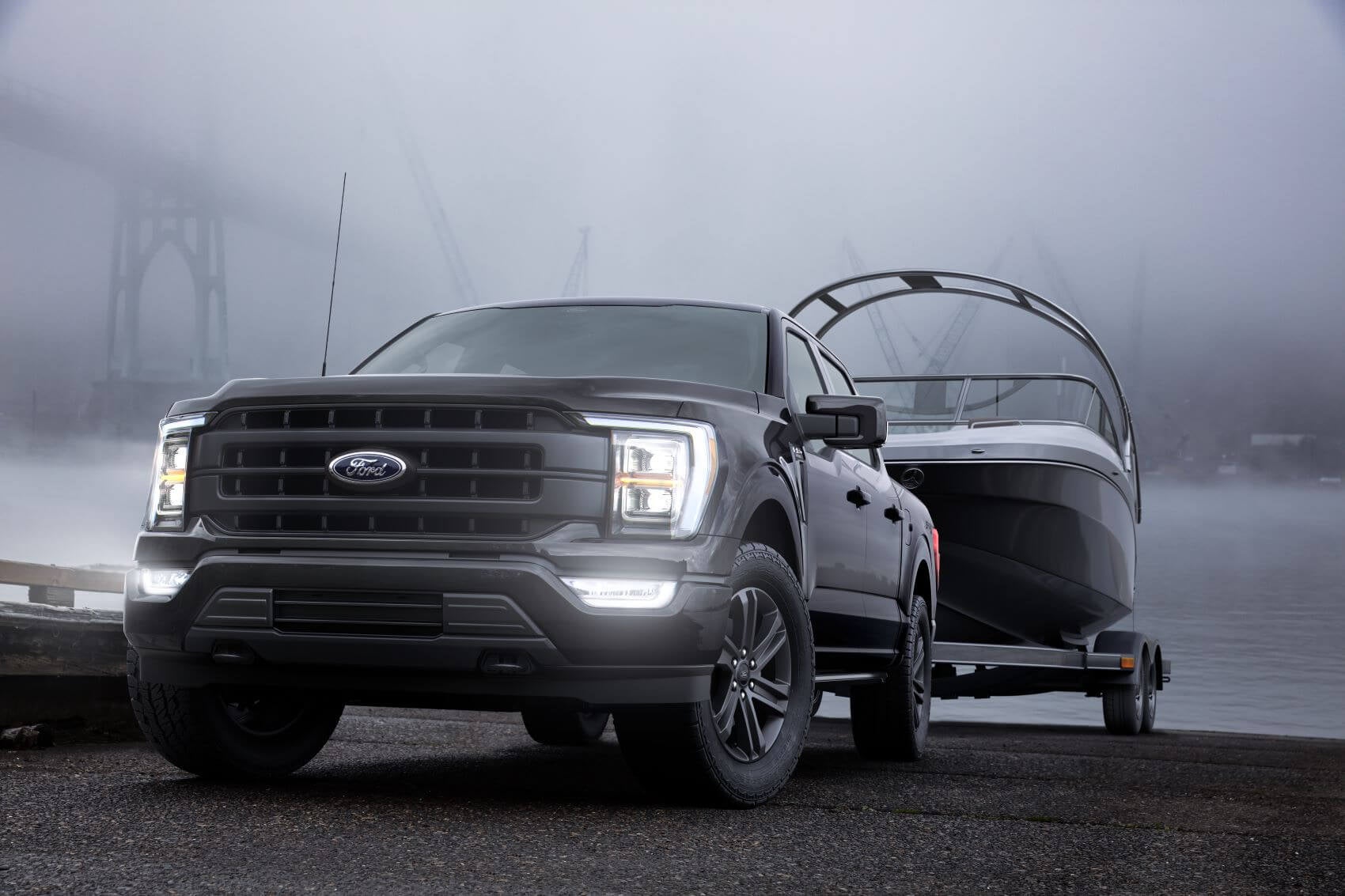 Ford F-150 with Boat